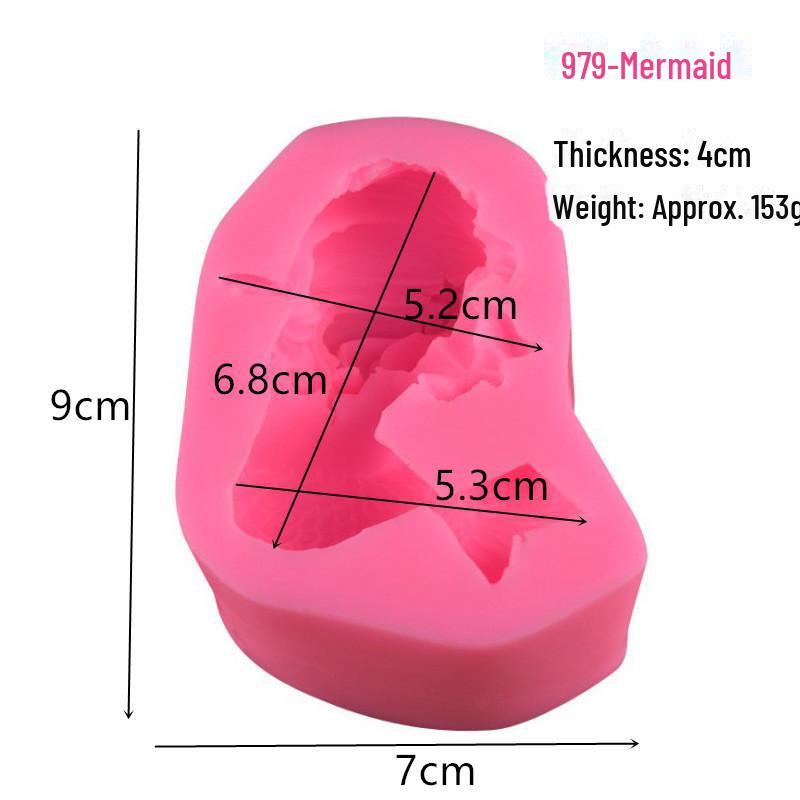 

Силиконовая форма «Рыбий хвост» для помадки и выпечки