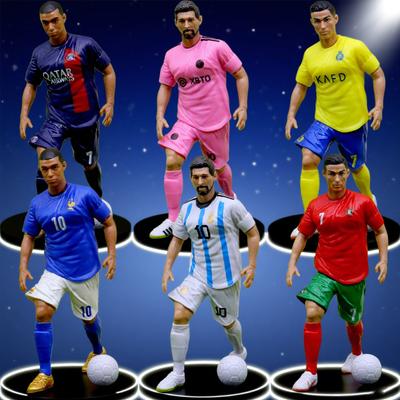 Neu Das Fußballmodell Puppen Cartoon Niedlich Actionfigur Auto Zubehör Fußballfans Geschenke
