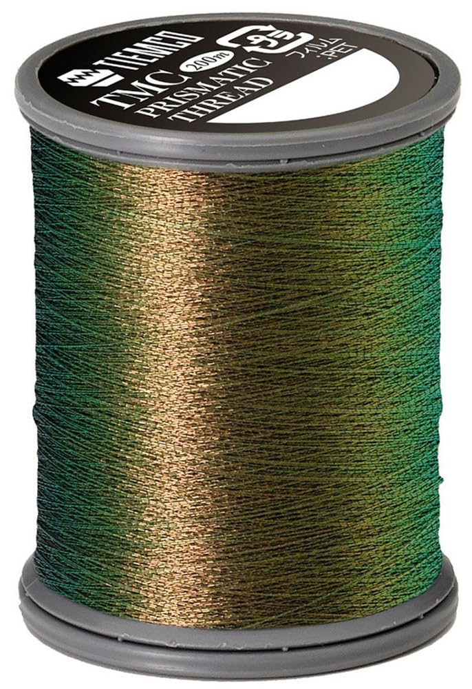 TIEMCO TMC Prismatic Thread #01 Павлиний 200m