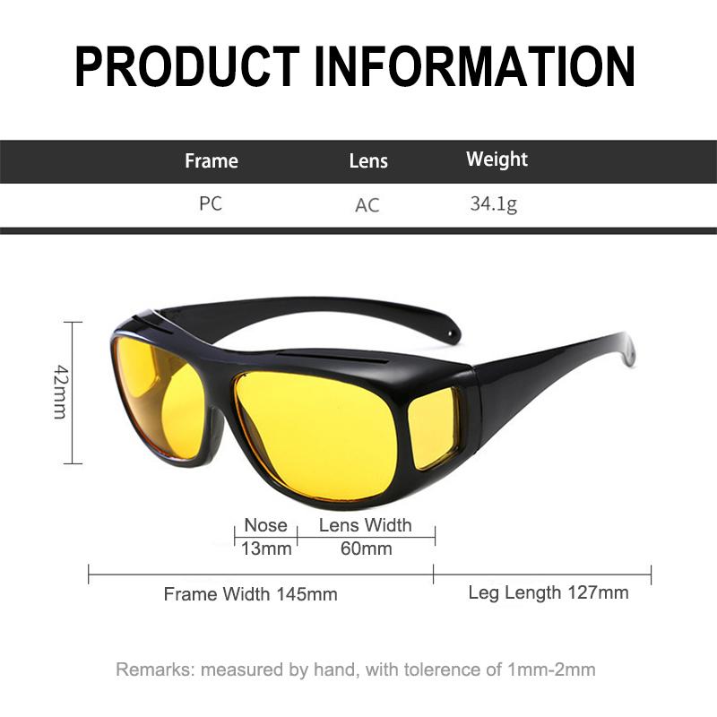 Drivers Goggles Interior Accessory Protective Gears Sunglasses Night Vision Glasses Anti Glare Car Driving Glasses  NEW