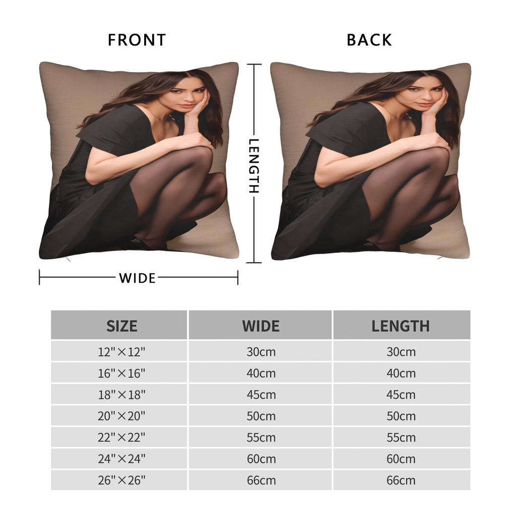 Actor Sofia Carson Pillow Cover Morden Pillow Case For Wedding Party Home Decor Comfy Pillowcases Gift
