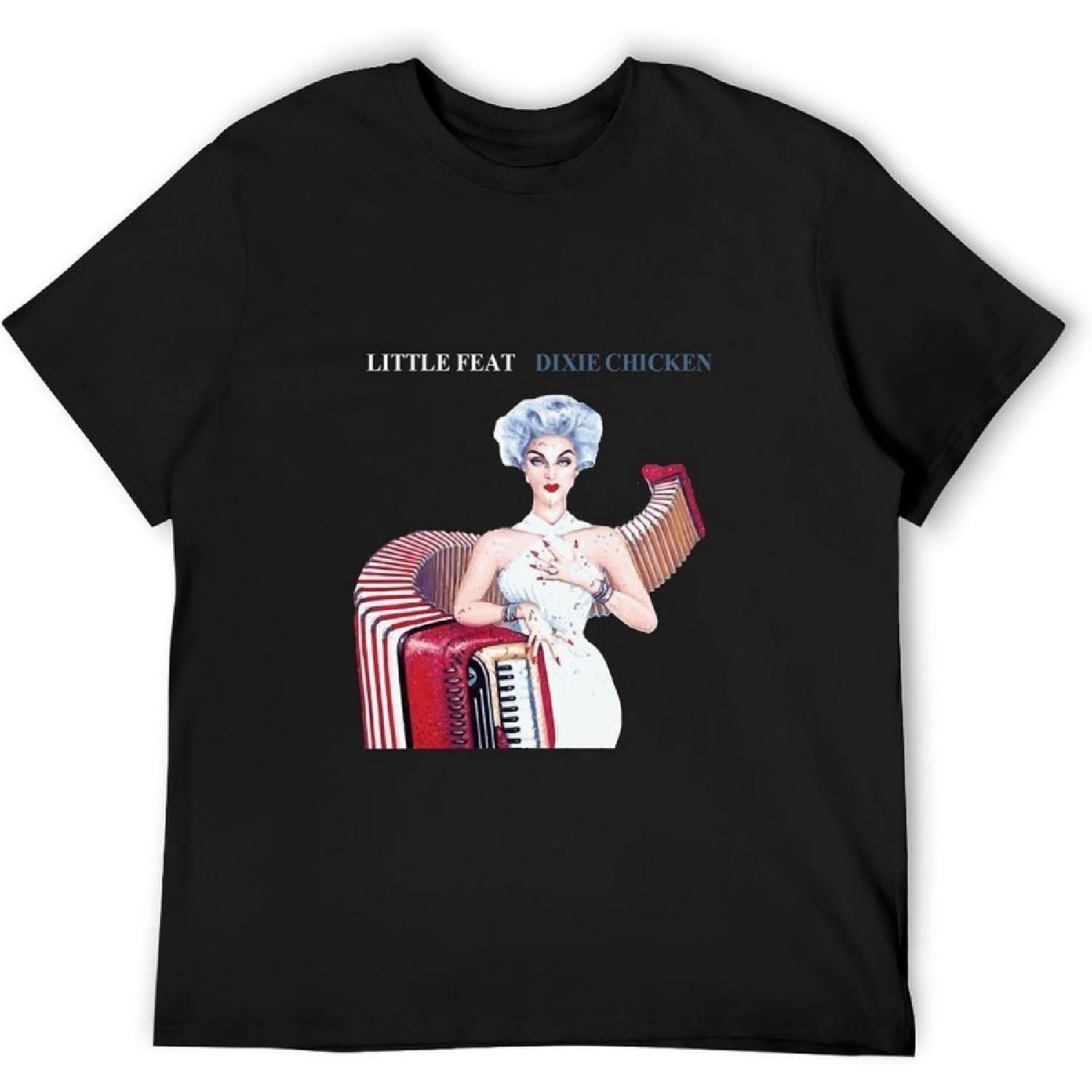 

MYCHOME Men s Stray Vintage Little Feat Dixie Chicken Short Sleeve Graphic T-Shirts Black XXXXXL різнокольоровий