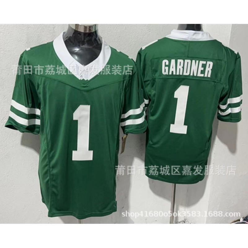 New York Jets NFL Football Jersey Ahmad Gardner 1 Authentic Style Cotton Mens Team Sports Apparel