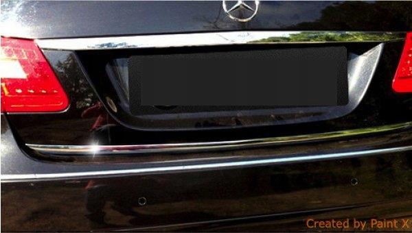 Mercedes E-Class W212 09- Chrome Strip For Boot Lid