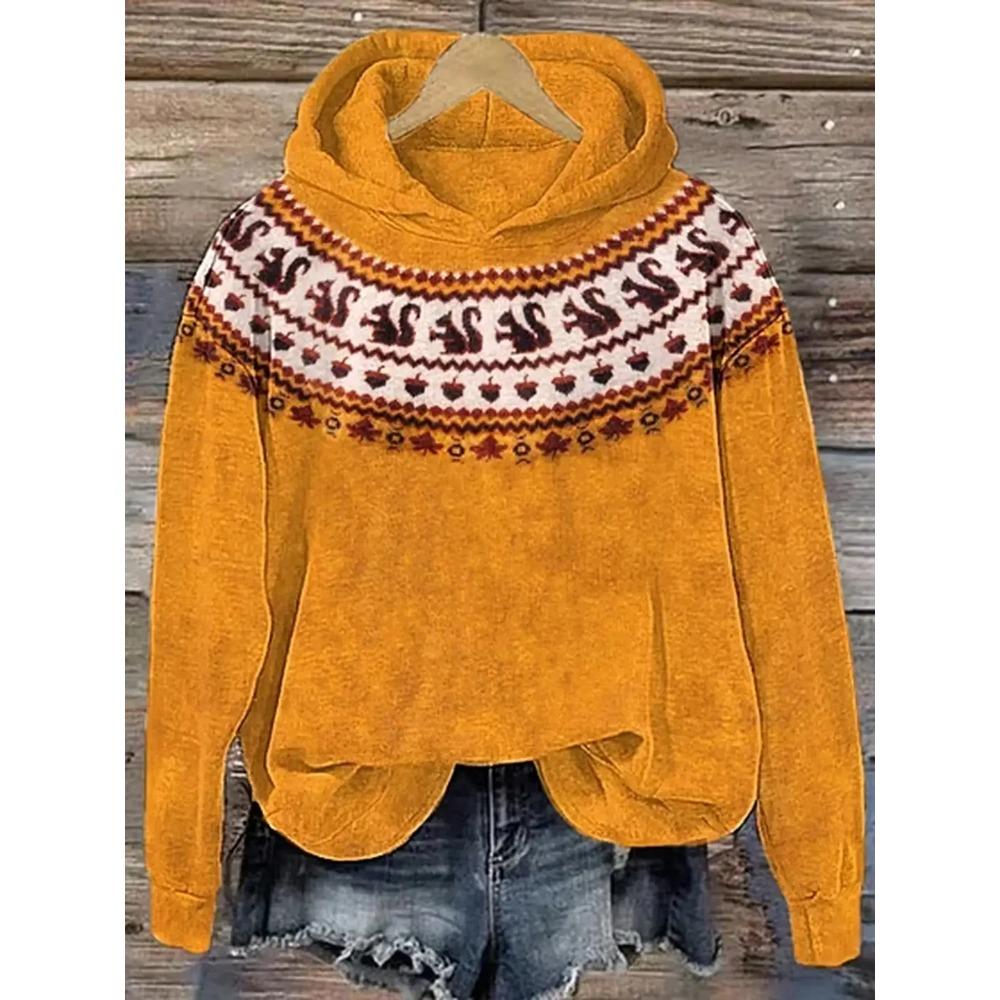 Women's Hoodies 3D Print Graphic Rainbow Casual Boho Casual Sweatshirts Pullovers Streetwear Women's Clothing Fall