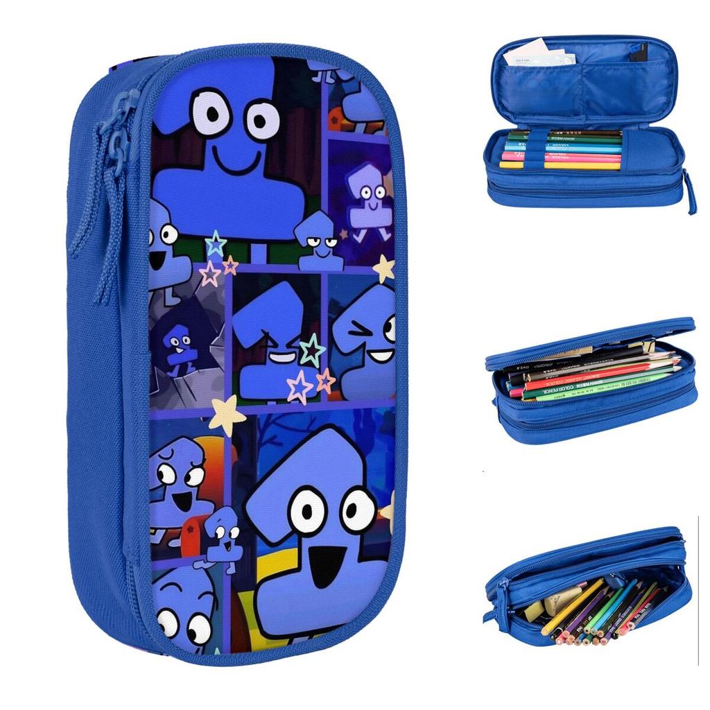 One BFDI American Animated Pencil Cases Pencil Box Pen Holder for Girls Boys Large Storage Pencil Bags Student School Stationery