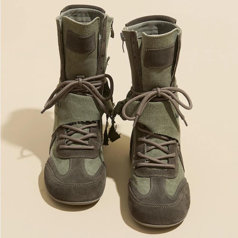 2025 new Martin boots women's summer thin Martin boots platform women's short boots breathable wasteland hiking shoes
