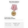 [Kupfer] Neu gravierte 40-Jahre-Medaille der Sowjetischen Streitkräfte, Leninorden, 40-Jahre-Gedenkmedaille, Zubehöranhänger
