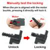 For Porsche Panamera 970 2014-2017 Macan 2015-2024 Fuel Tank Cap Spring Rebound Buckle Filler Door Lock Release Control Motor Ac