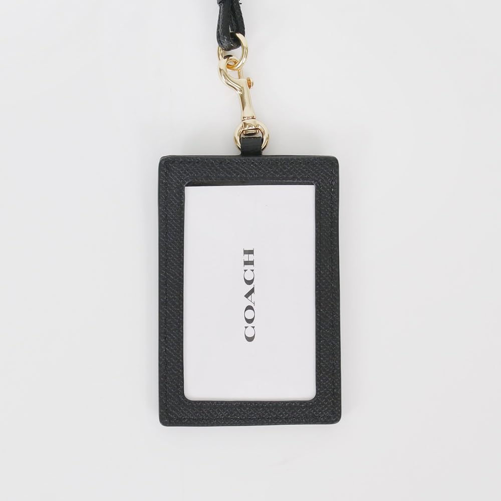 Coach ID Card Case F57311 IMBLK Pass Case Outlet Accessories Women's [Used]