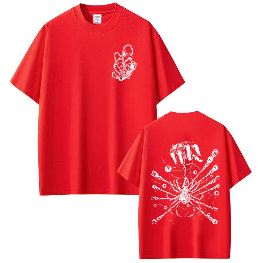 Japanese Anime Hunter X Hunter Kurapika T Shirts Men Women Clothing Fashion Harajuku Oversized Casual Cotton T-shirts Streetwear