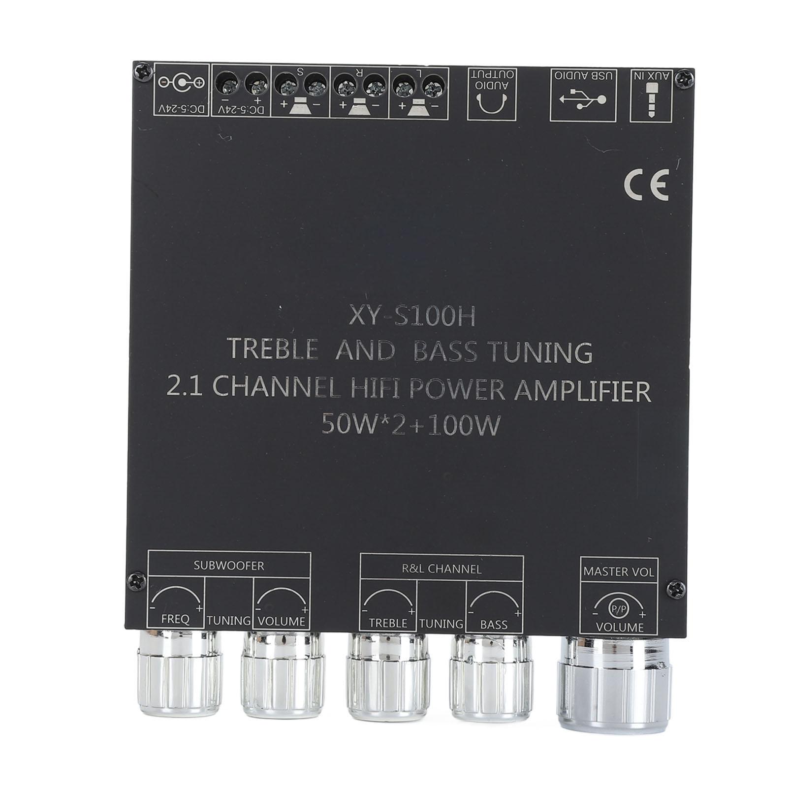 

Плата підсилювача потужності Bluetooth 5.0 2.1 канал 50 Вт 50 Вт 100 Вт TPA3116D2 Модуль підсилювача потужності мікросхеми