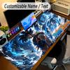 Large Mouse PadDragon Ball Custom Name Text Personalized Desk Mat Non Slip Gaming Pad