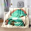Hashibira Inosuke Demon Slayer Character Anime Blanket Lightweight Comfortable Soft Breathable Ultra Warm Blanket Bedding Travel