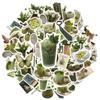 35pcs-50pcs Vintage Botanical Stickers Natural Nature Vintage Stickers Nature Sticker Pack For Suitcase Fridge Phone Luggage