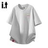 Izzue Unisex Pure Cotton Round Neck Short Sleeve T-shirt