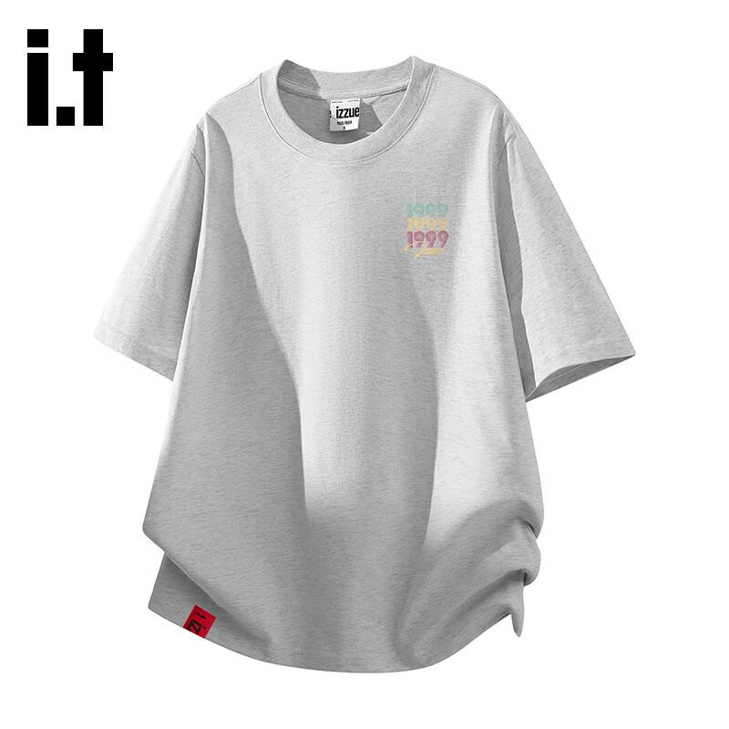 Izzue Unisex Pure Cotton Round Neck Short Sleeve T-shirt