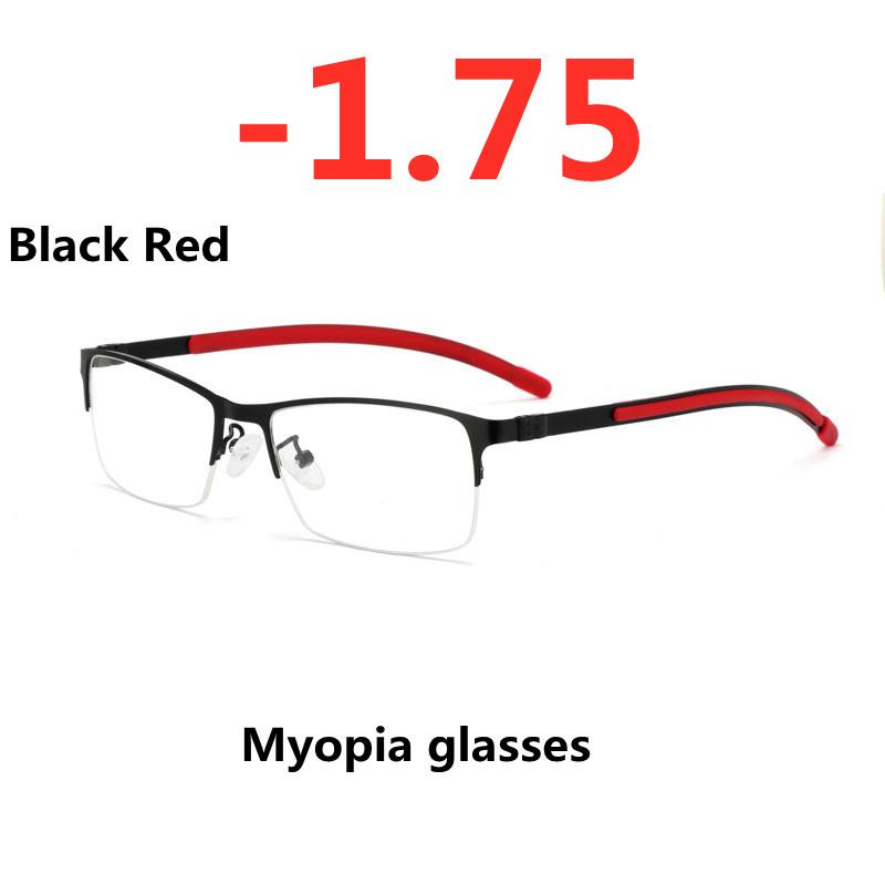 Ochelari pentru miopie anti-lumină albastră Ramă Femei Bărbați Metal Student Finisat Ochelari miop -0,5 -1 -1,5 -2 -2,5 -3 -3,5 La -6