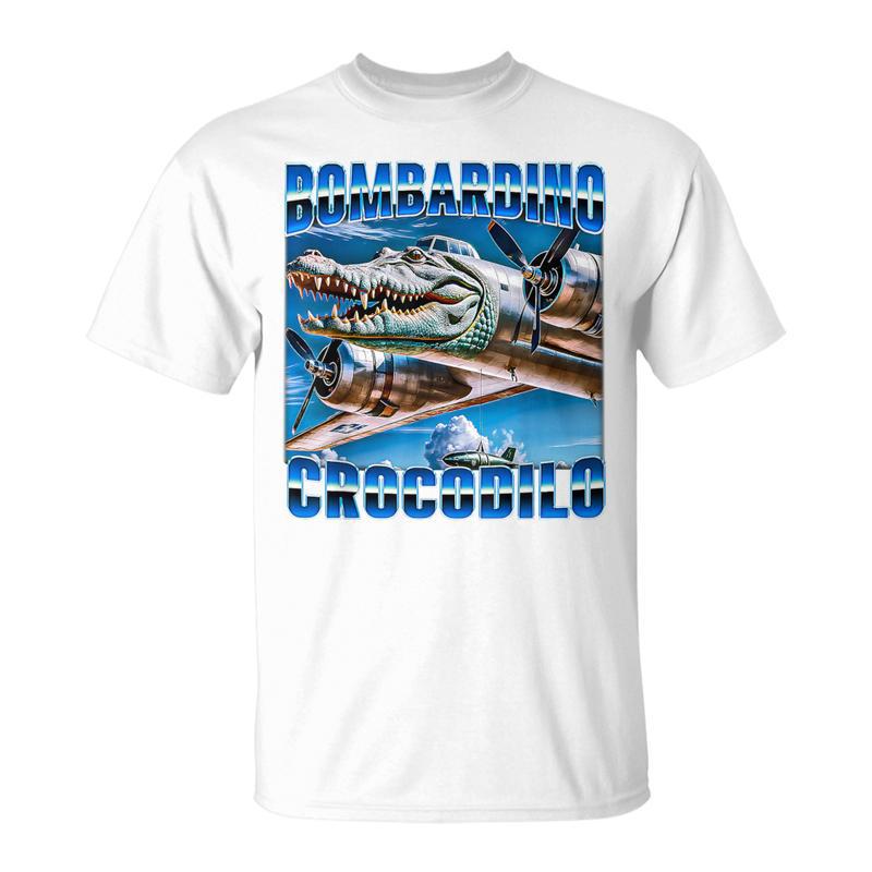 Bombardino Crocodilo Italian Brainrot Meme Crocodile T-Shirt