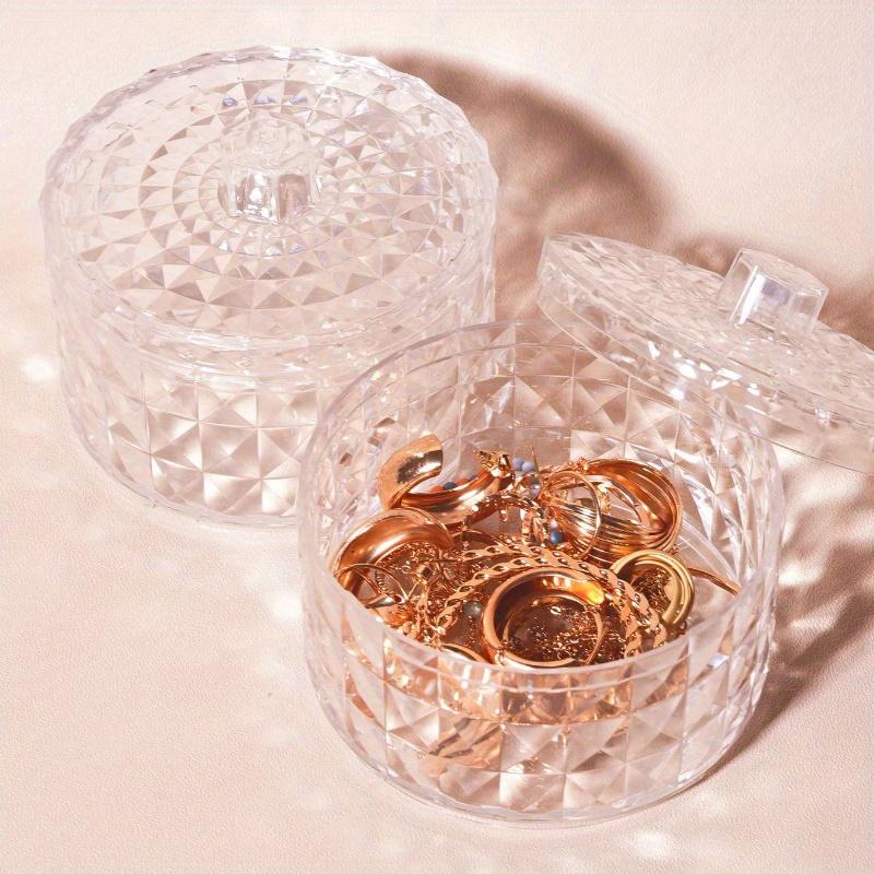 

Basic Living 1 шт. Прозрачная коробка для хранения ювелирных изделий, Подарок на День святого Валентина чистый