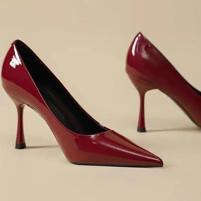 2025 Brand Ladies Shoes Shallow Women's High Heels Best Seller Office and Career Sexy Pointed Toe High Heels Zapatos
