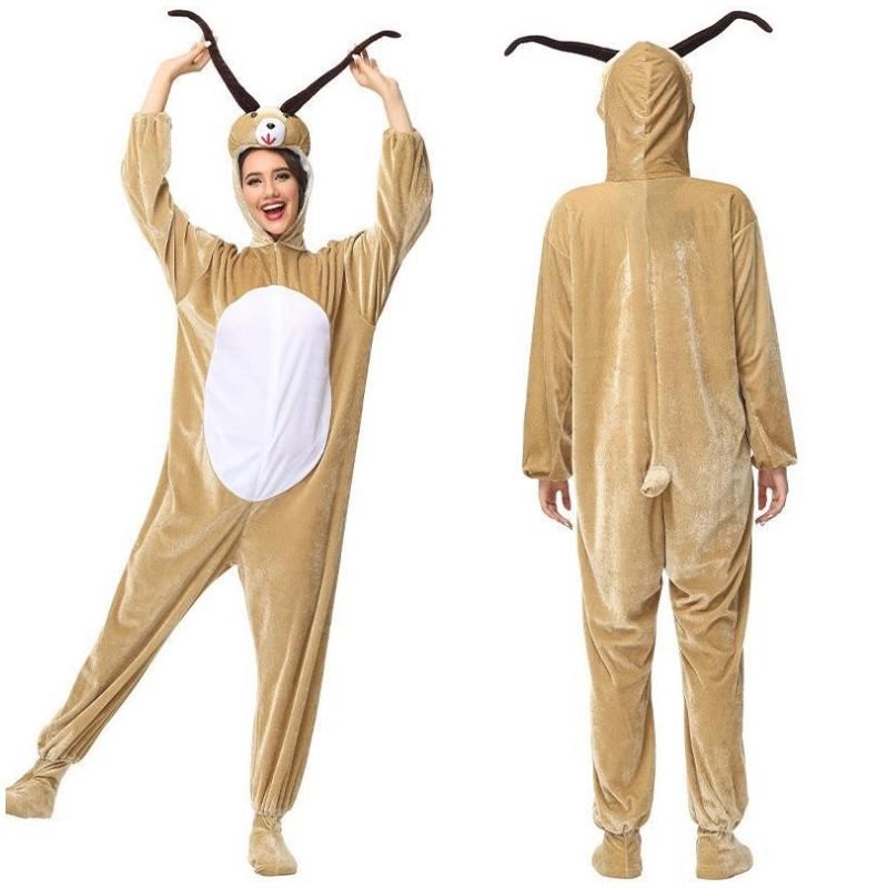 Halloween Cartoon Goat Costume Jumpsuit Holiday Party Stage Performance Costume
