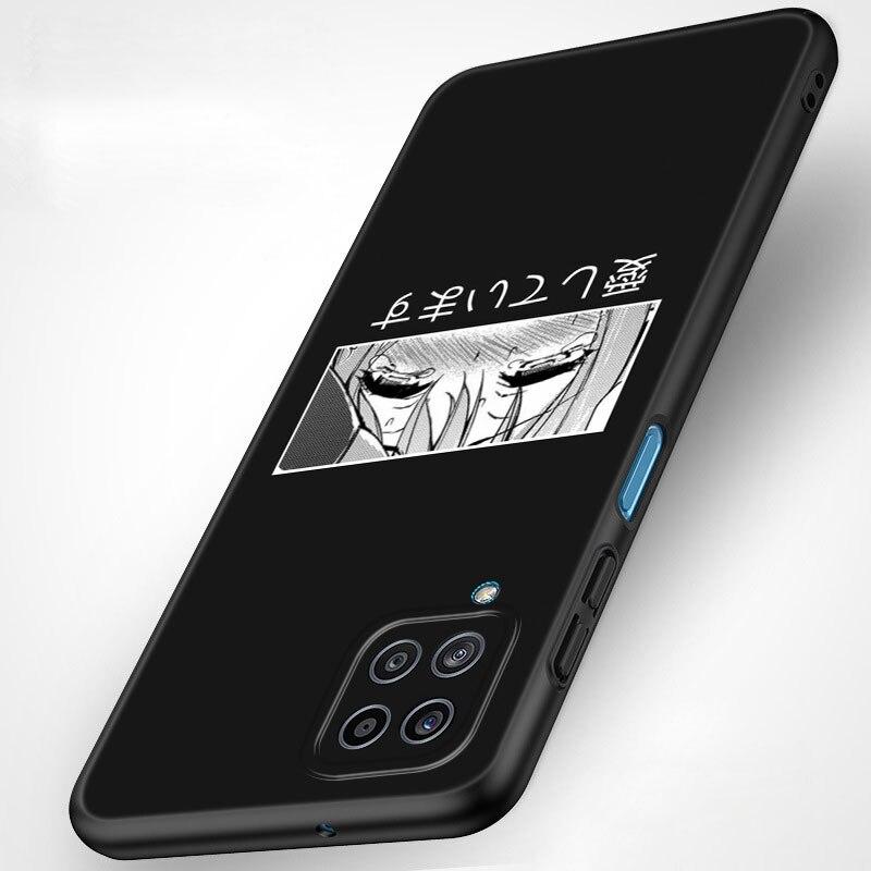 Sad Japanese Anime Aesthetic Phone Case For Samsung A21 A30 A50 A52 S A13 A22 A32 4G A23 A33 A53 A73 5G A12 A31 A51 A70 A71 A72