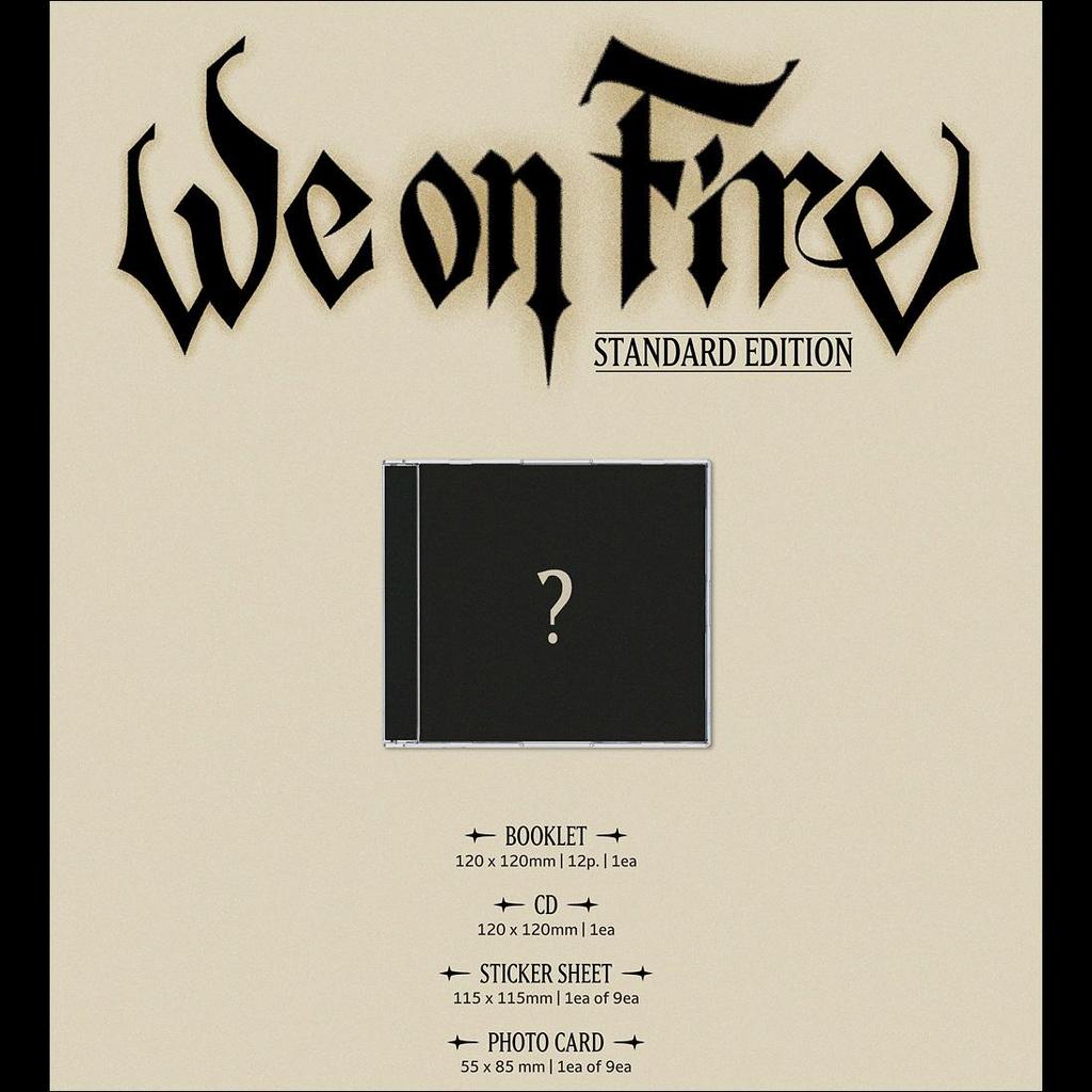 [Pre-order] &TEAM [We On Fire] STANDARD EDITION / 3rd EP Album + Free Gift