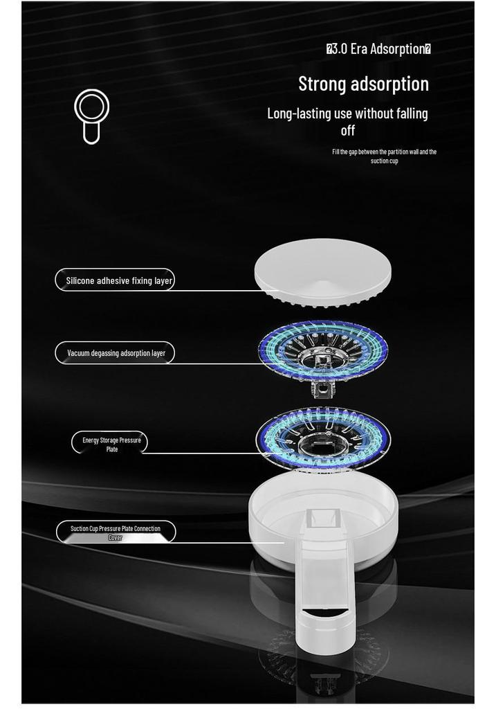 Dongfang Liangjie Punch-Free Suction Cup Soap Dish and Storage Rack