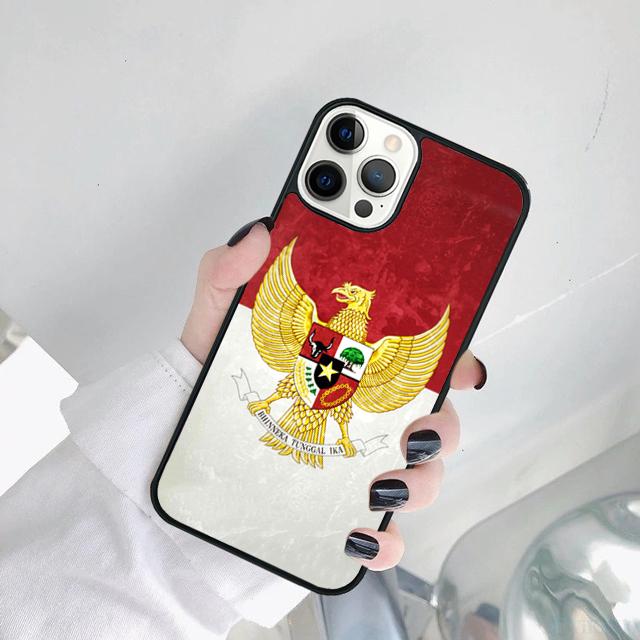 Indonesia Flag Phone Case Cover For iPhone 17 Air 11 12 13 15 16 14 Pro MAX Plus