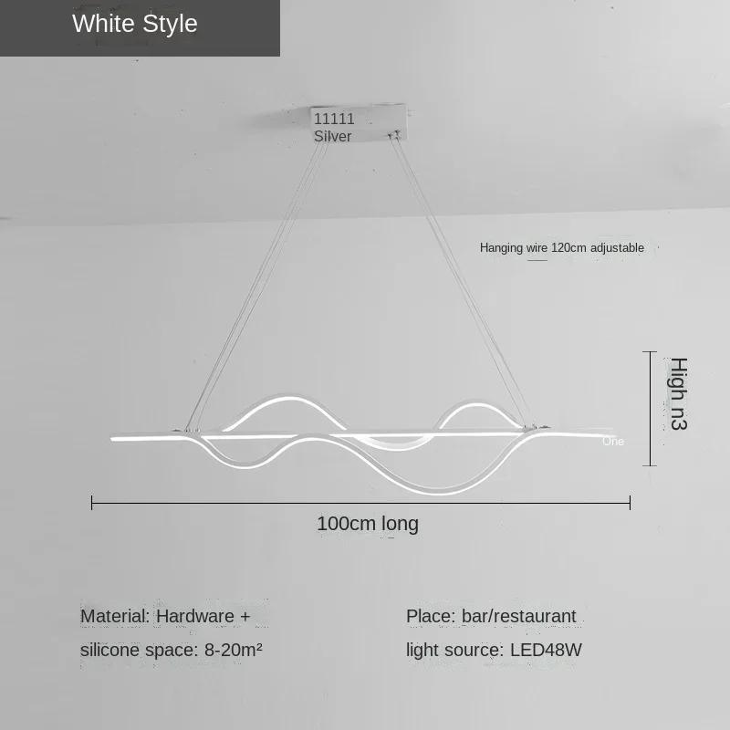 

1000 мм Диммируемые RC Современные светодиодные подвесные светильники для столовой, кухни, бара, подвесные светильники Lampara techo LED Dimmable RC