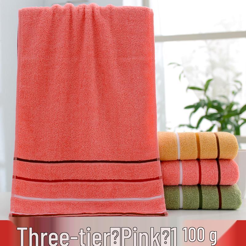 Thick Absorbent Pure Cotton Face Towel with Embroidered Logo for Adults