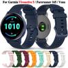 18mm 20mm Silicone Watch Strap For Garmin Vivoactive 5 3 4S Forerunner 165 645 245 55 Wristband For Venu 3S 2S Sq 2Plus Bracelet