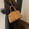 New Large-capacity One-shoulder Hand-held Matte Large Bag with Meat Label and Tag Messenger Bag Large Bag.