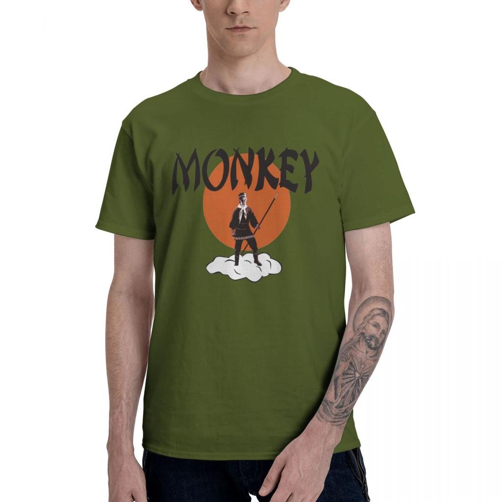 Fashion Monkey Magic T Shirt 100 Cotton Crewneck Unisex TShirts Short Sleeve PlCasual Tees Tops EU Size
