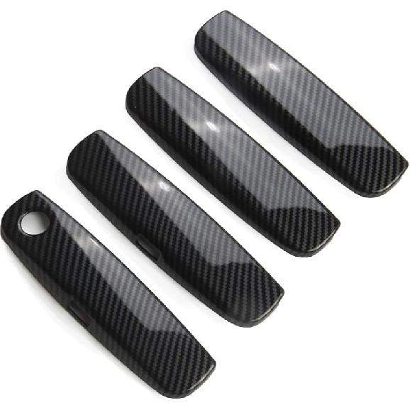 Car Steering Wheel Cover Trim Interior Decoration Accessories Carbon Fiber Look for Dodge Challenger Charger GT RT Hellcat Daytona 2015-2021