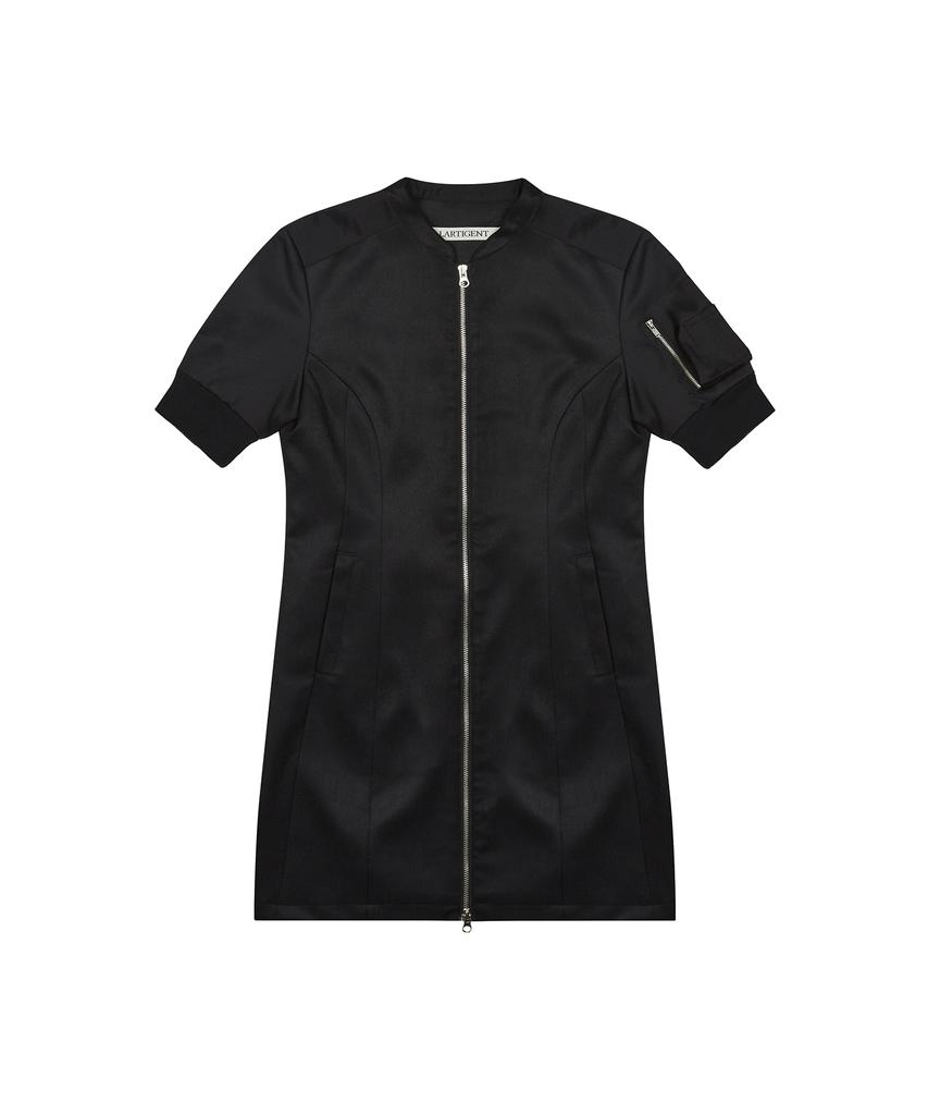 Latizen L2 Zip Up Dress(Black)