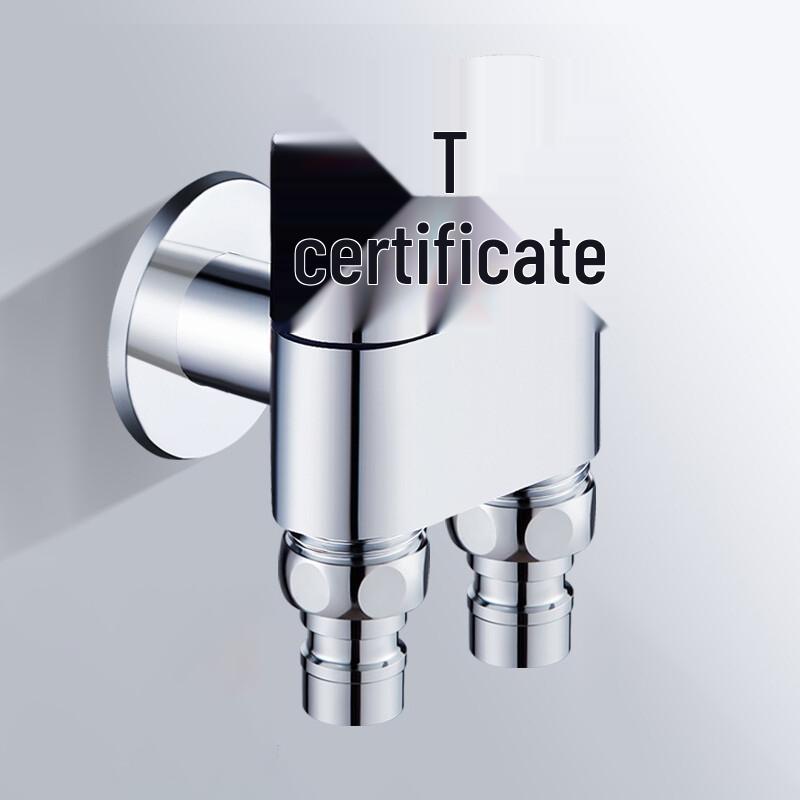 Honggong Dual Control 1-in-2-out Water Splitter Angle Valve