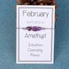 Handmade 12-Month Sign Natural Stone Crystal Birthstone Bracelet For Women And Men, Braided Adjustable Cord, Birthday Jewelry Gift.
