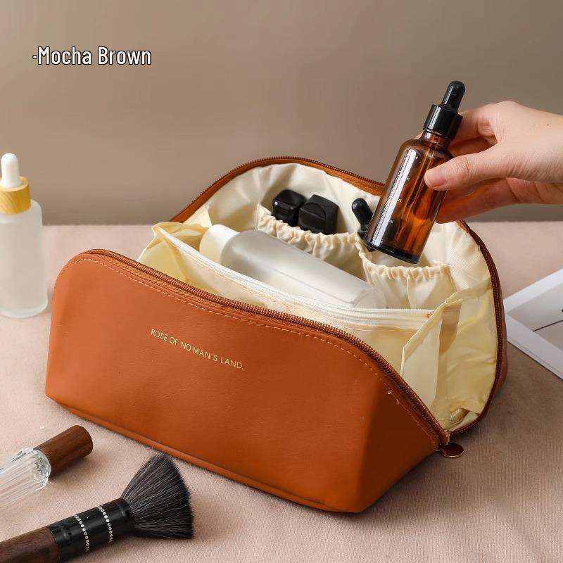 Large Capacity Portable Makeup Bag for Women - Travel Cosmetics & Toiletries Storage