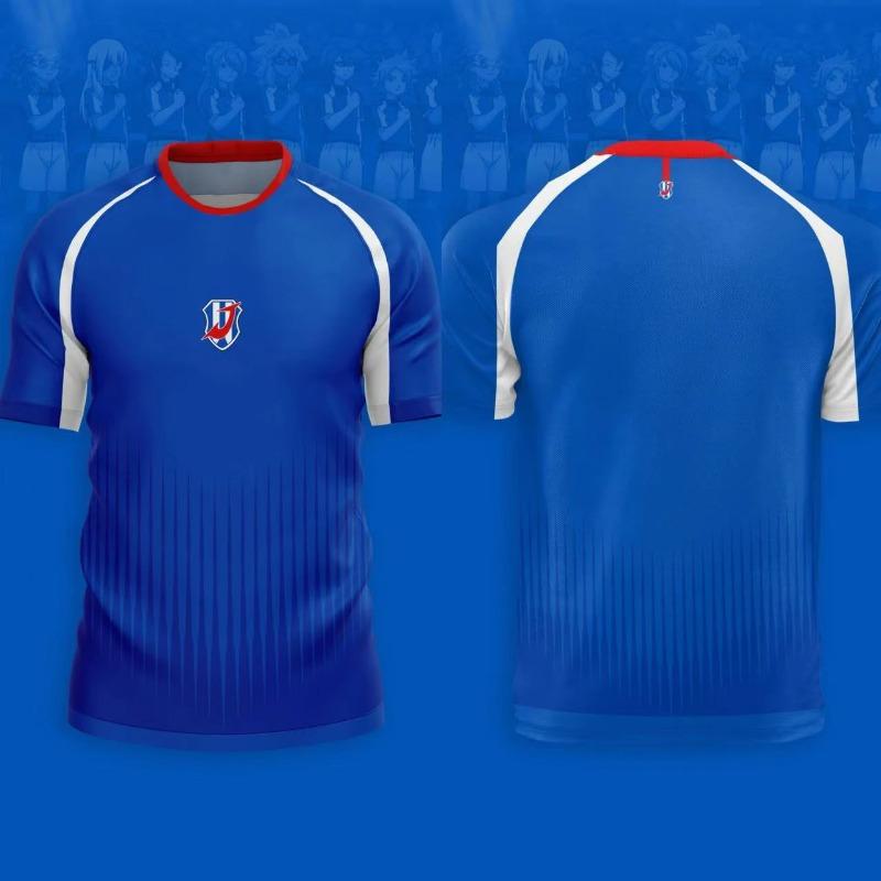 New Jersey Kids Anime Football T-Shirts Summer Men's/Women's Casual Sports Tees Soccer Top