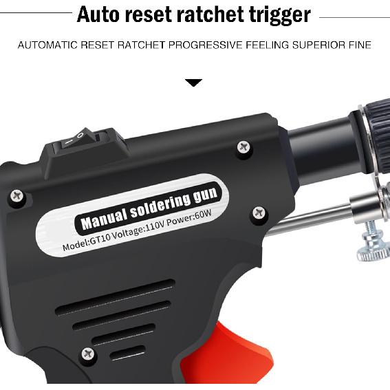 Multi-Function Iron Welder, Soldering Gun Automatic Hand-held Solder Iron Kit, Electric Welding Gun for One-hand Welding Repair & DIY, with