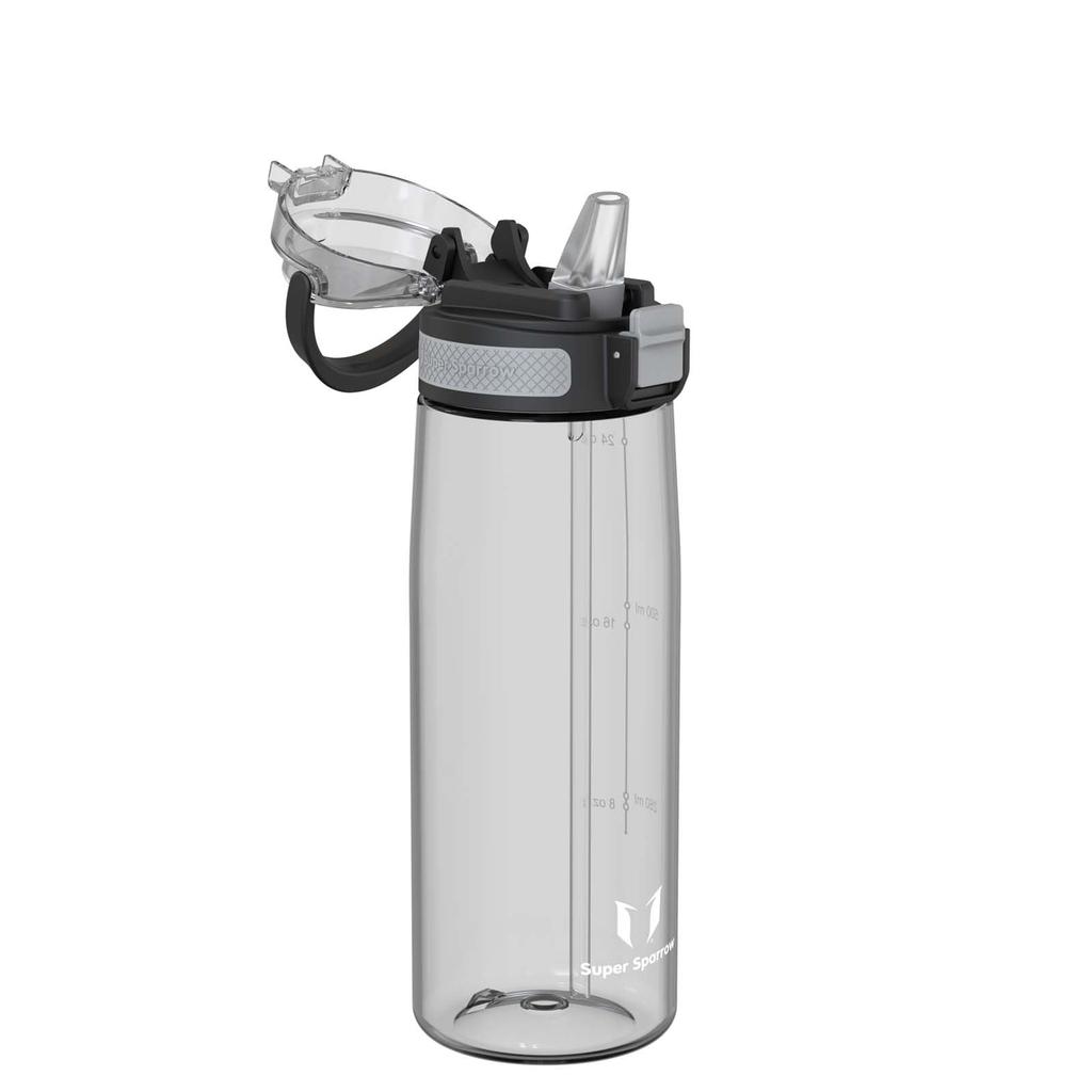 Super Sparrow Water Bottle - 750ml - Made In USA with Tritan BPA-Free Straw - Ideal for Sports, School, Baseball, Outdoor Activities, Camping, and