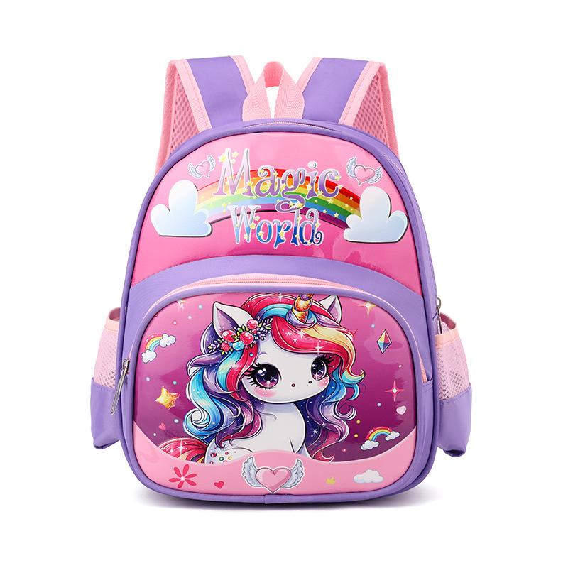 New children's bag cartoon cute boys and girls burden reduction kindergarten school bag children's backpack wholesale