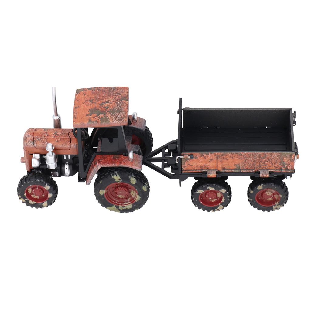 Alloy Retro Model Small Four Wheeled Tractor Car Model Home Model Ornaments for Decoration