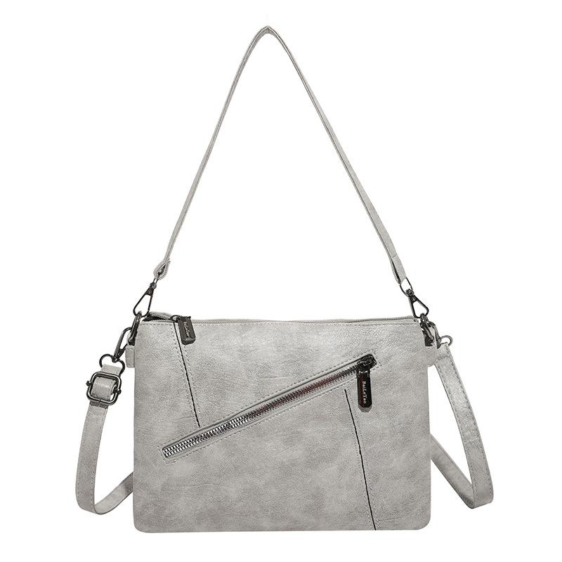 Casual Soft Leather Women's Bag Women's Single-shoulder Crossbody Bag Multi-layered Storage Small Square Commuting Bag