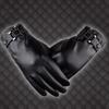 1pair Waterproof PU Anti-cold Gloves  Men Finger Mittens Gift Windproof Mittens  Women