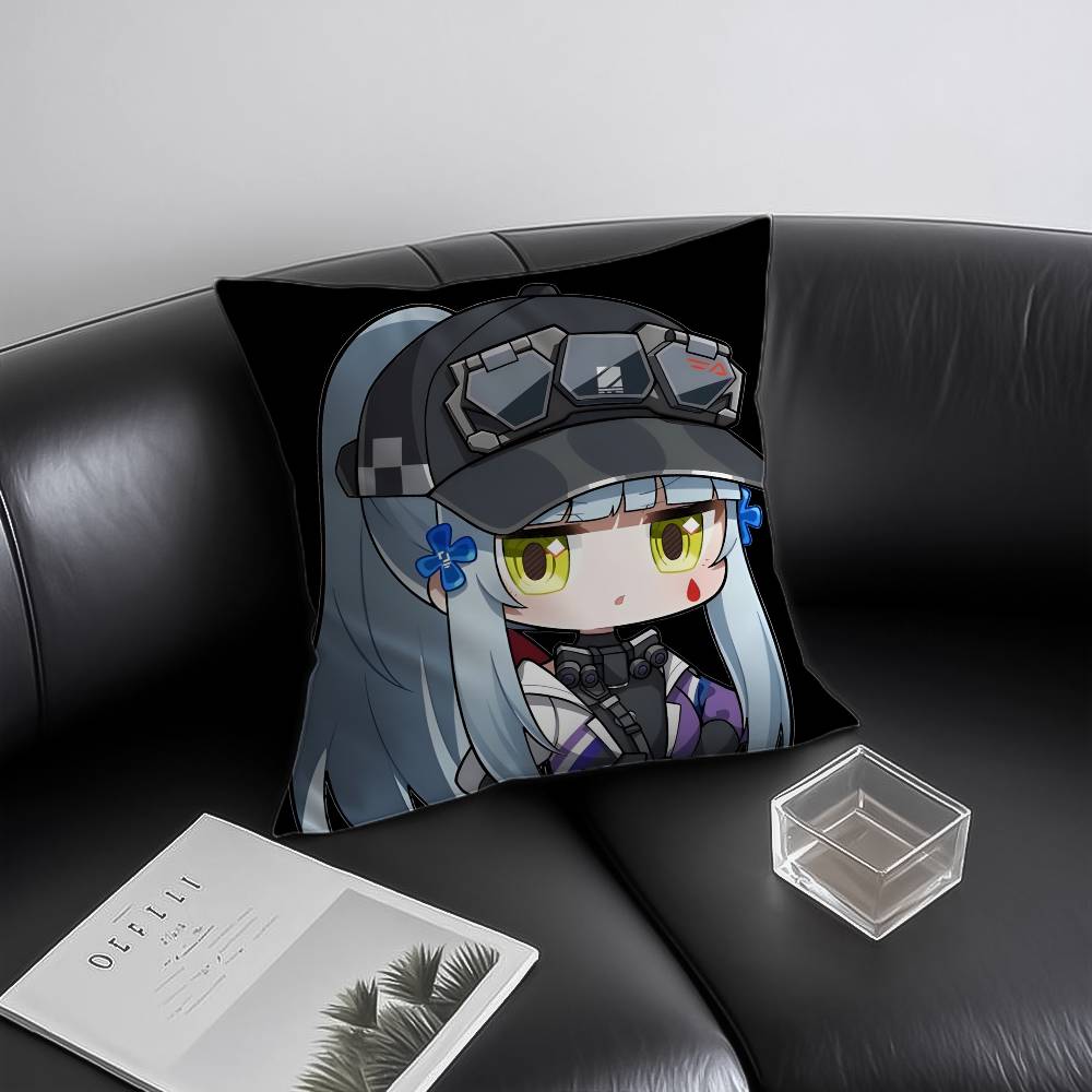 Vedio G-Game G-Girls F-Frontline Pillow Case Anti-dustmite Invisible Zipper Sofa Bed