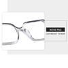 2PCS Anti Radiation Eyeglass Cat Eye Blue Light Blocking Glasses Replaceable Lenses Trendy Vintage Fashion Eyewear