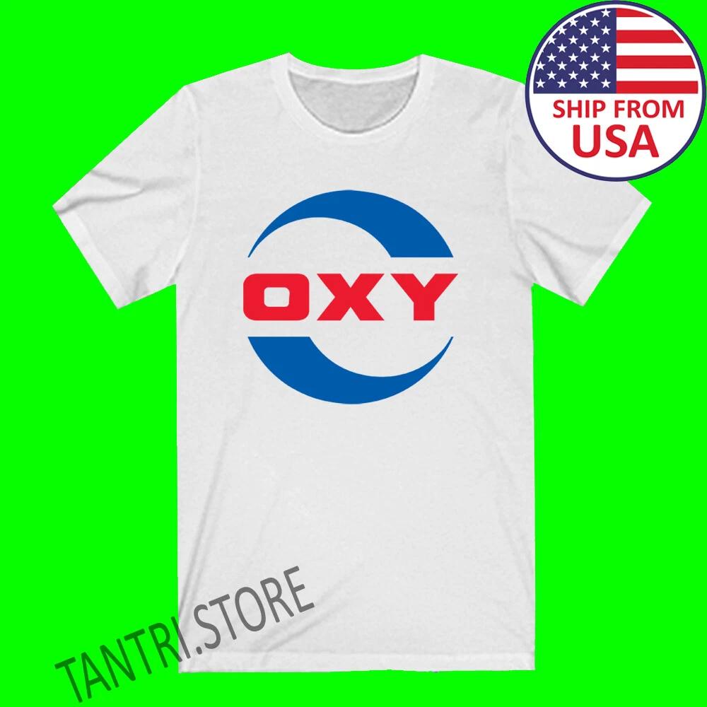 

OXY Occidental Petroleum Company Men s White Size S to 3XL 4XL